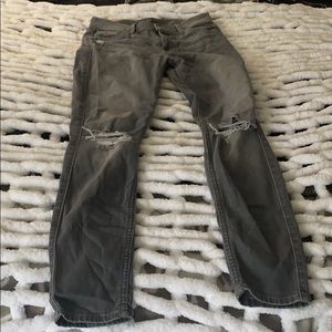 Gray, size 25 7 for all mankind jeans